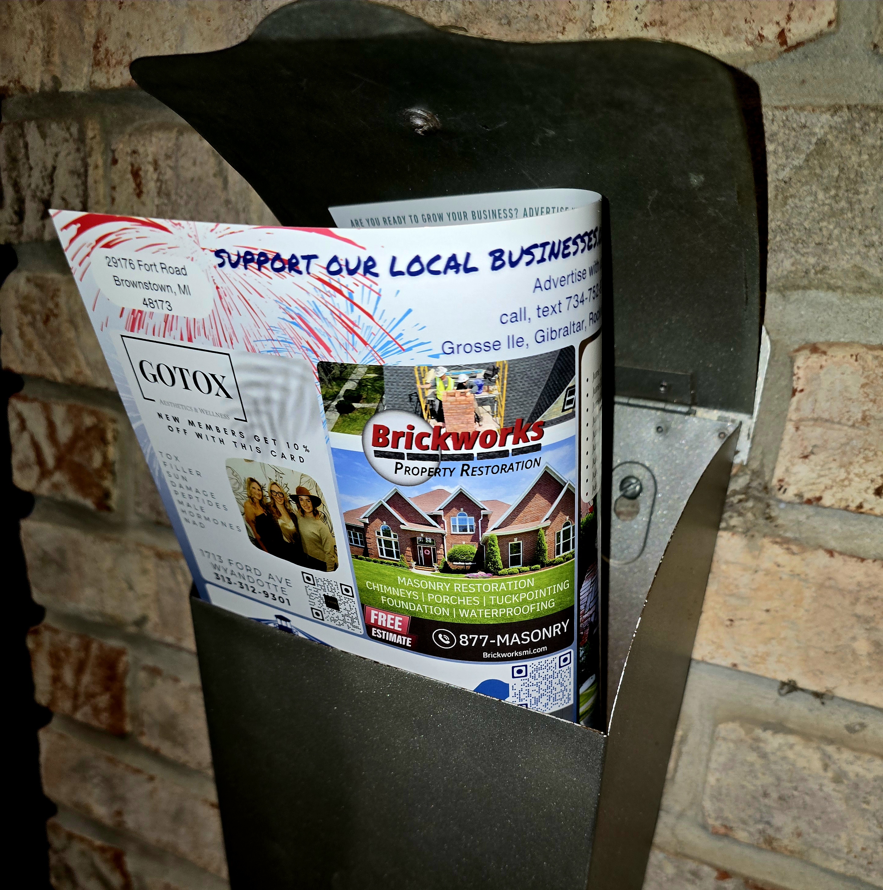 Postcard marketing example